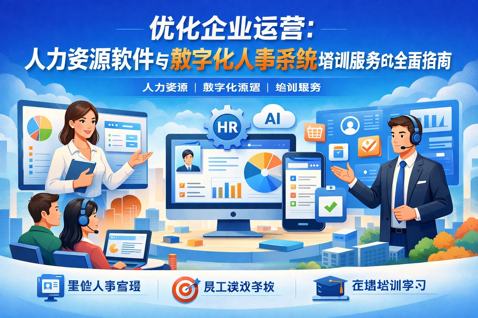 优化企业运营：人力资源软件与数字化人事系统培训服务的全面指南