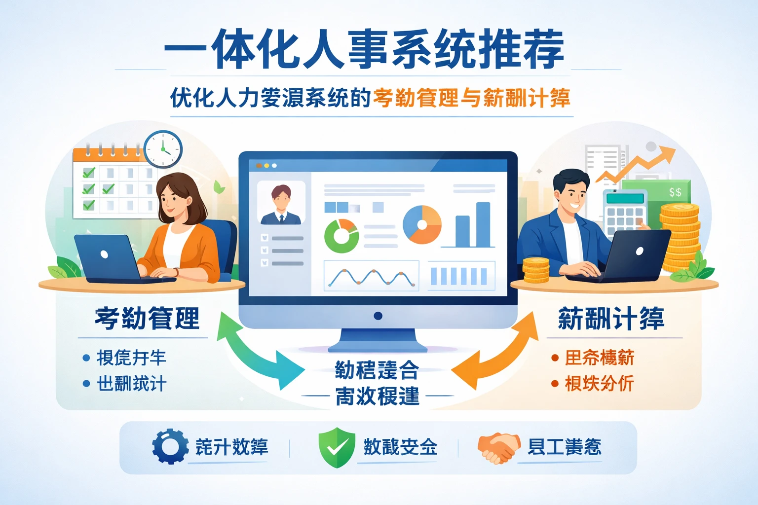 一体化人事系统推荐：优化人力资源系统的考勤管理与薪酬计算