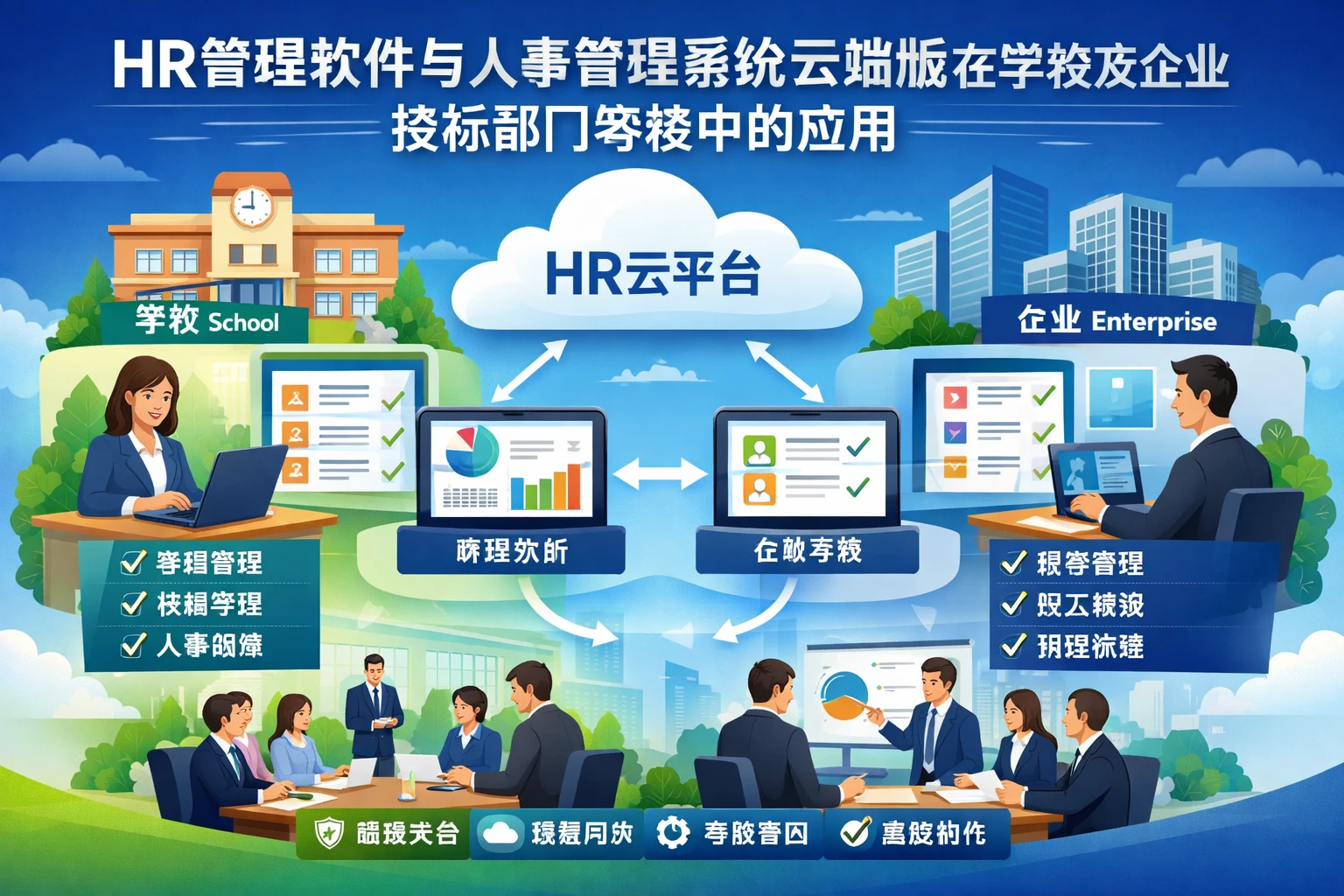 HR管理软件与人事管理系统云端版在学校及企业投标部门考核中的应用