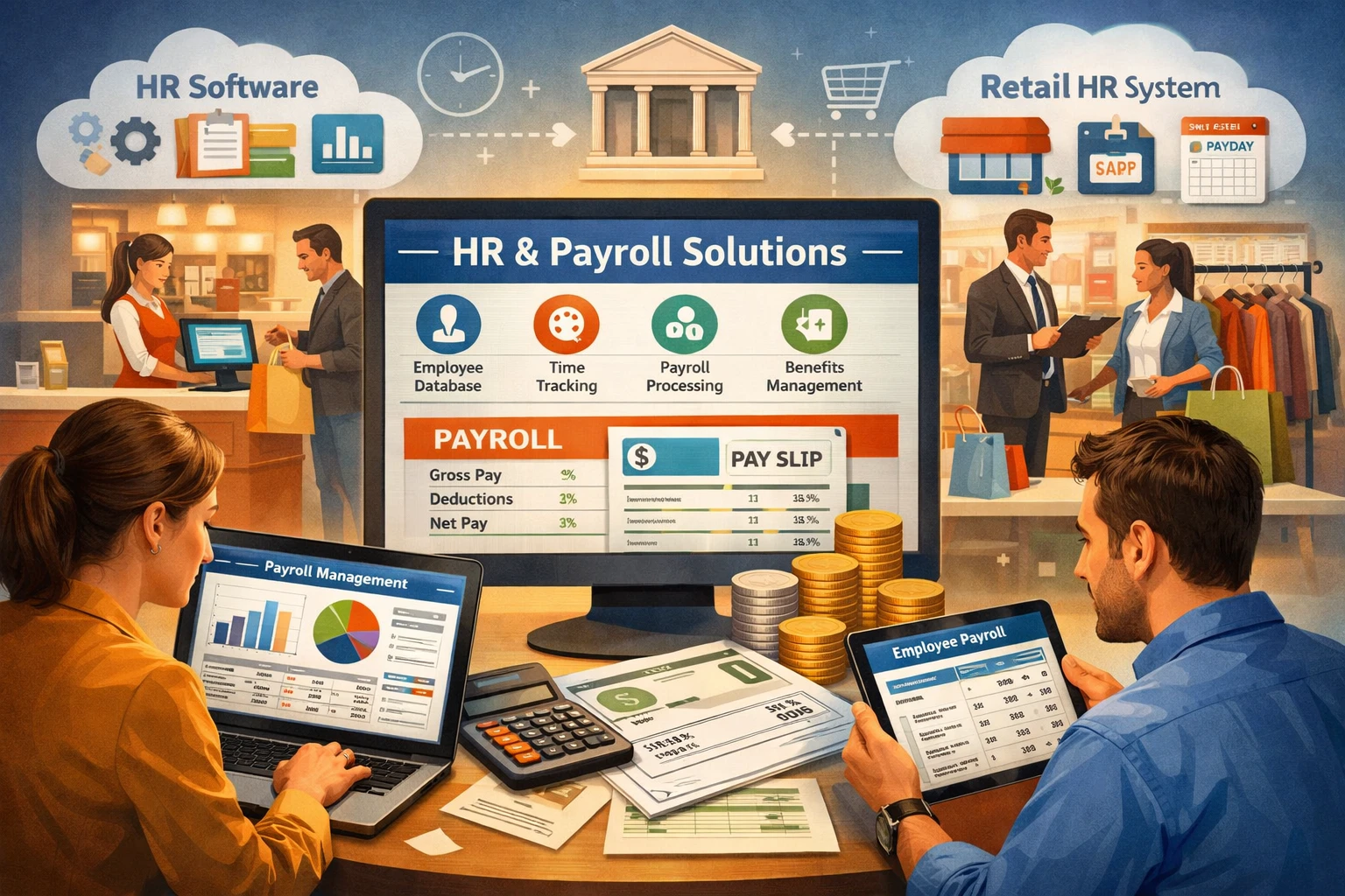 人力资源软件与零售业人事系统解决方案在薪资管理中的关键作用