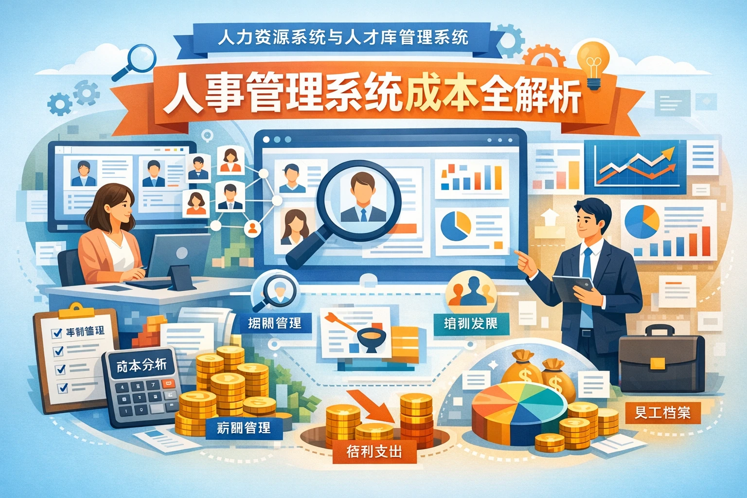 人力资源系统与人才库管理系统:人事管理系统成本全解析