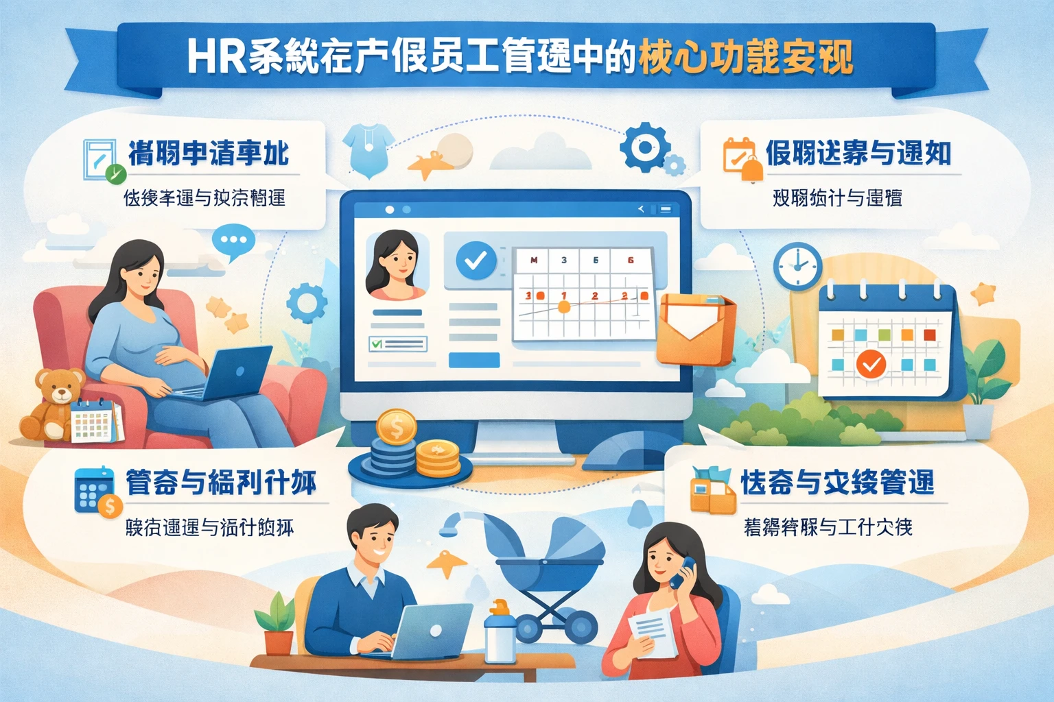 HR系统在产假员工管理中的核心功能实现