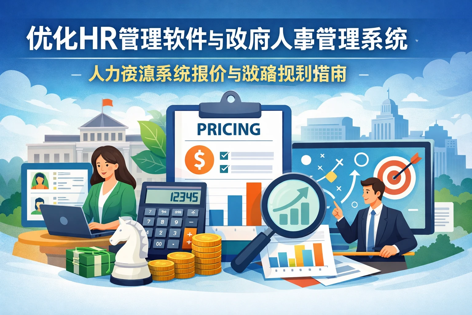 优化HR管理软件与政府人事管理系统：人力资源系统报价与战略规划指南