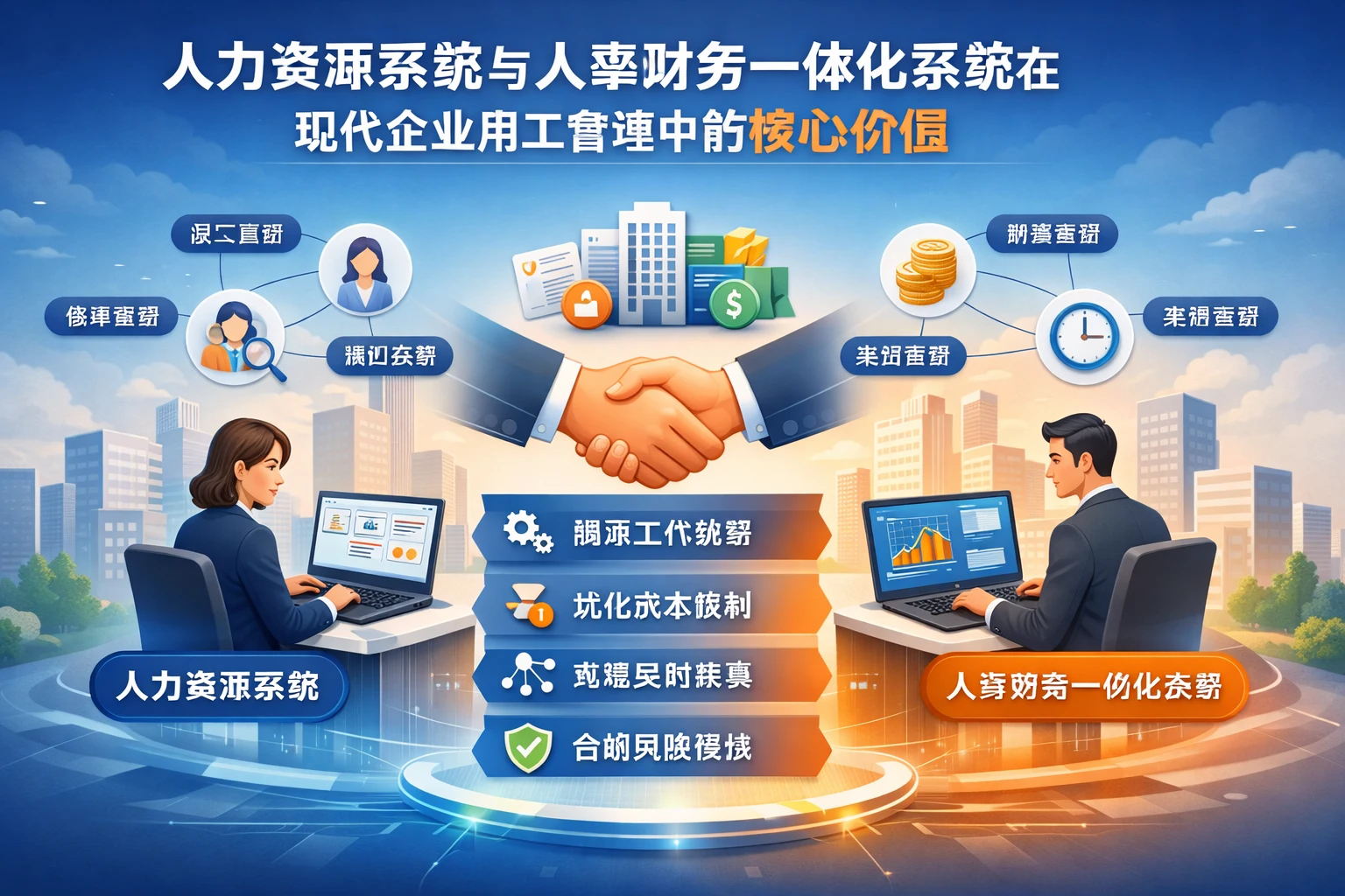 人力资源系统与人事财务一体化系统在现代企业用工管理中的核心价值