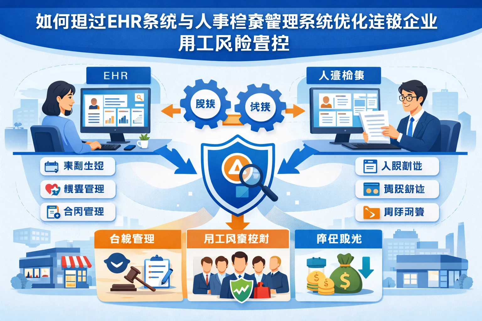 如何通过EHR系统与人事档案管理系统优化连锁企业用工风险管控