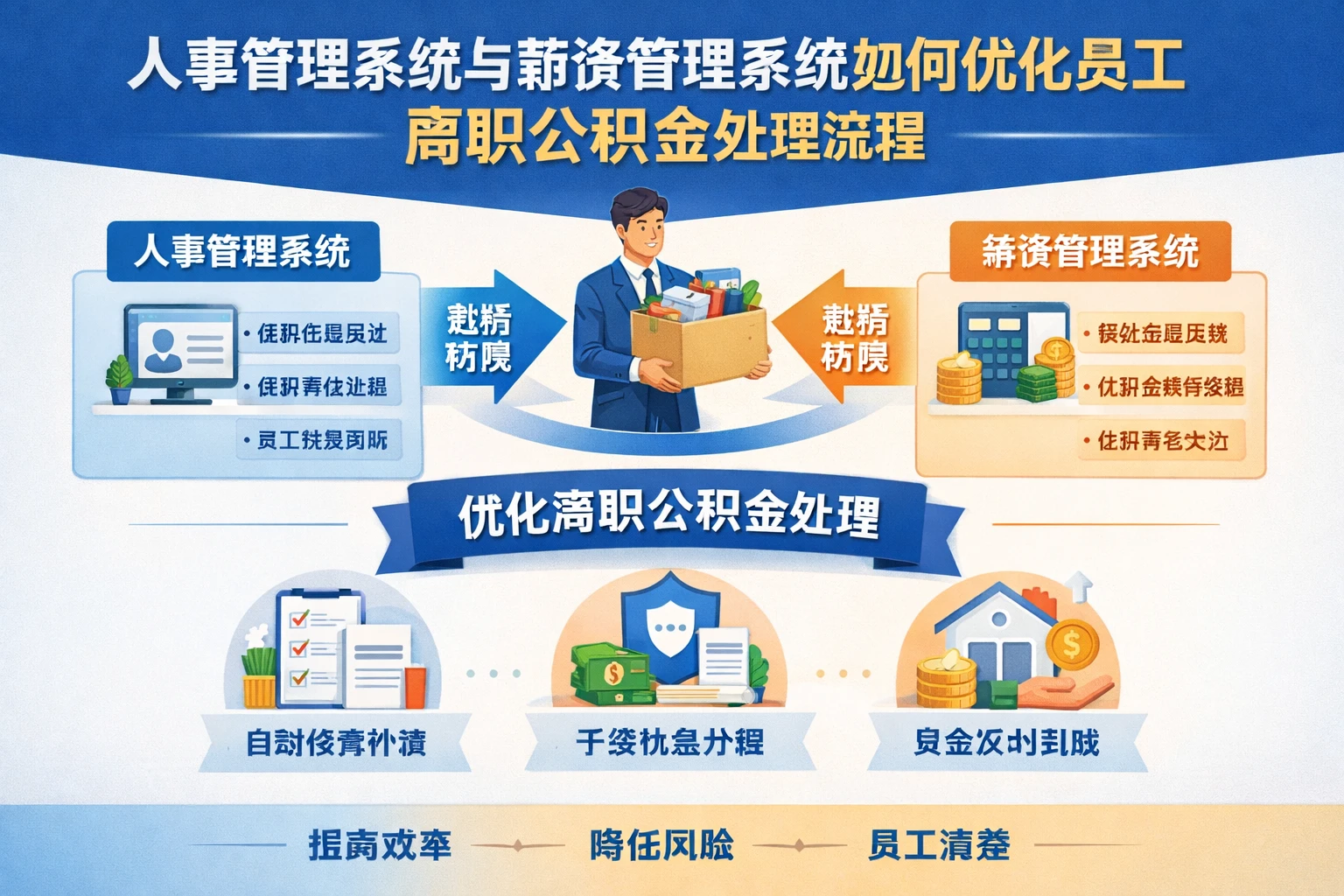 人事管理系统与薪资管理系统如何优化员工离职公积金处理流程