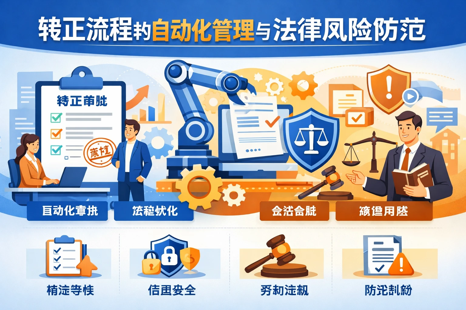 转正流程的自动化管理与法律风险防范