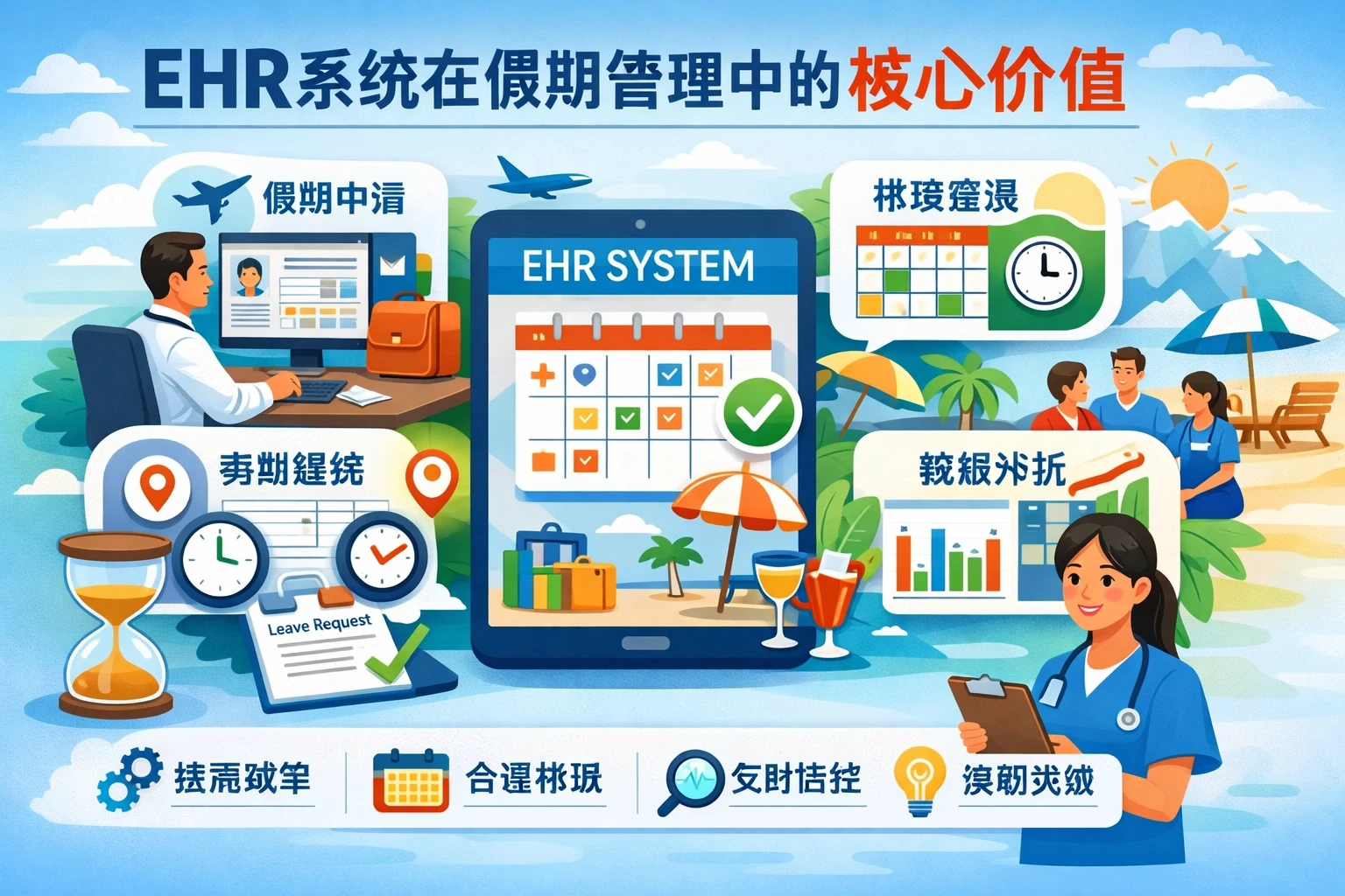 EHR系统在假期管理中的核心价值
