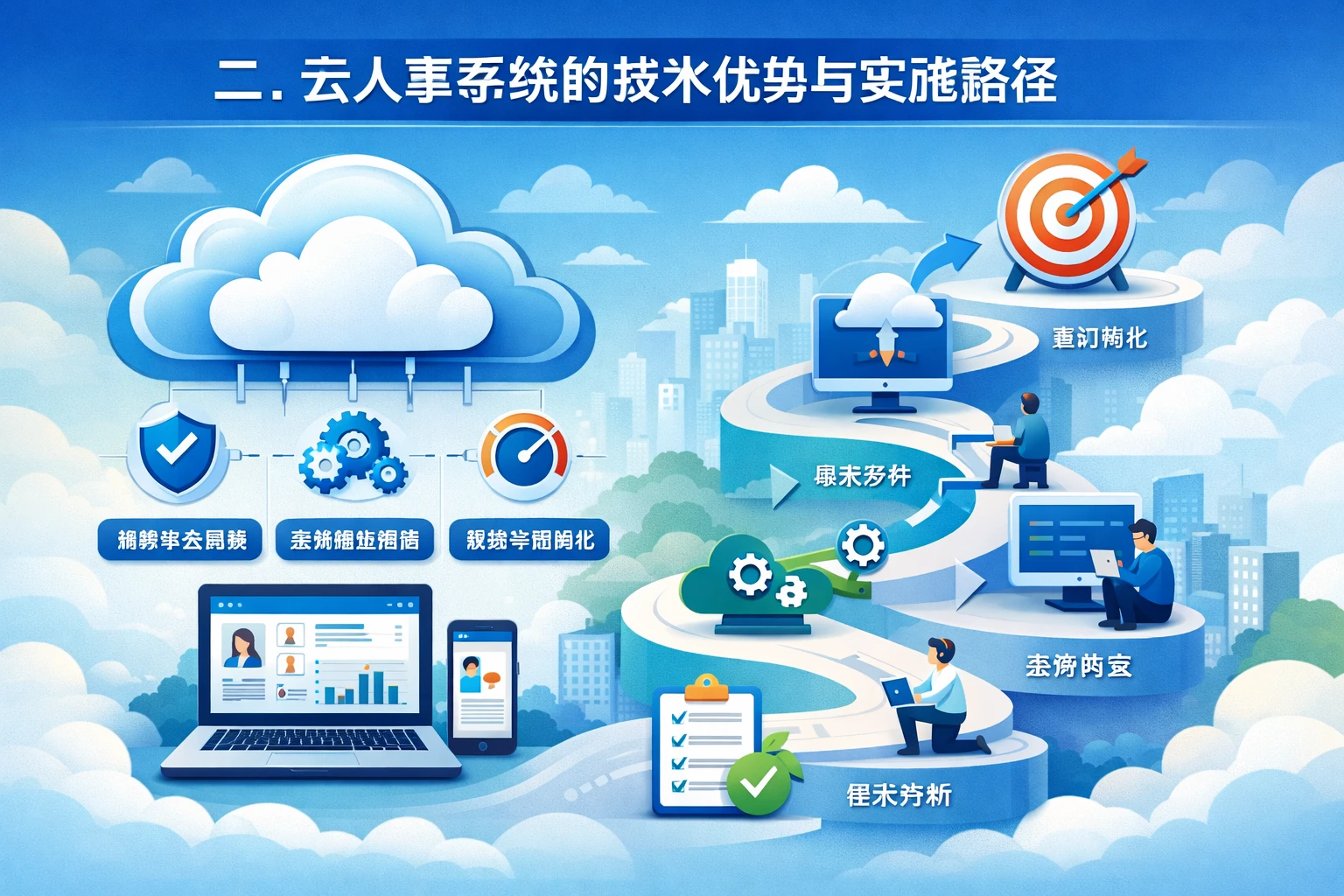 二、云人事系统的技术优势与实施路径