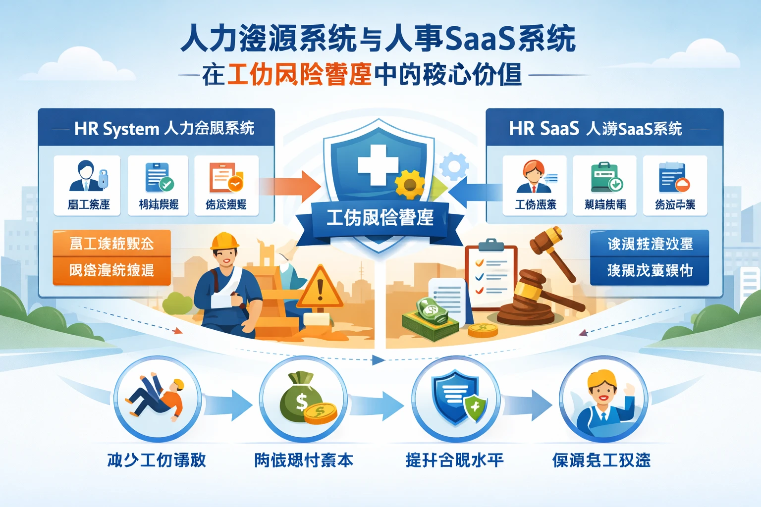人力资源系统与人事SaaS系统在工伤风险管理中的核心价值