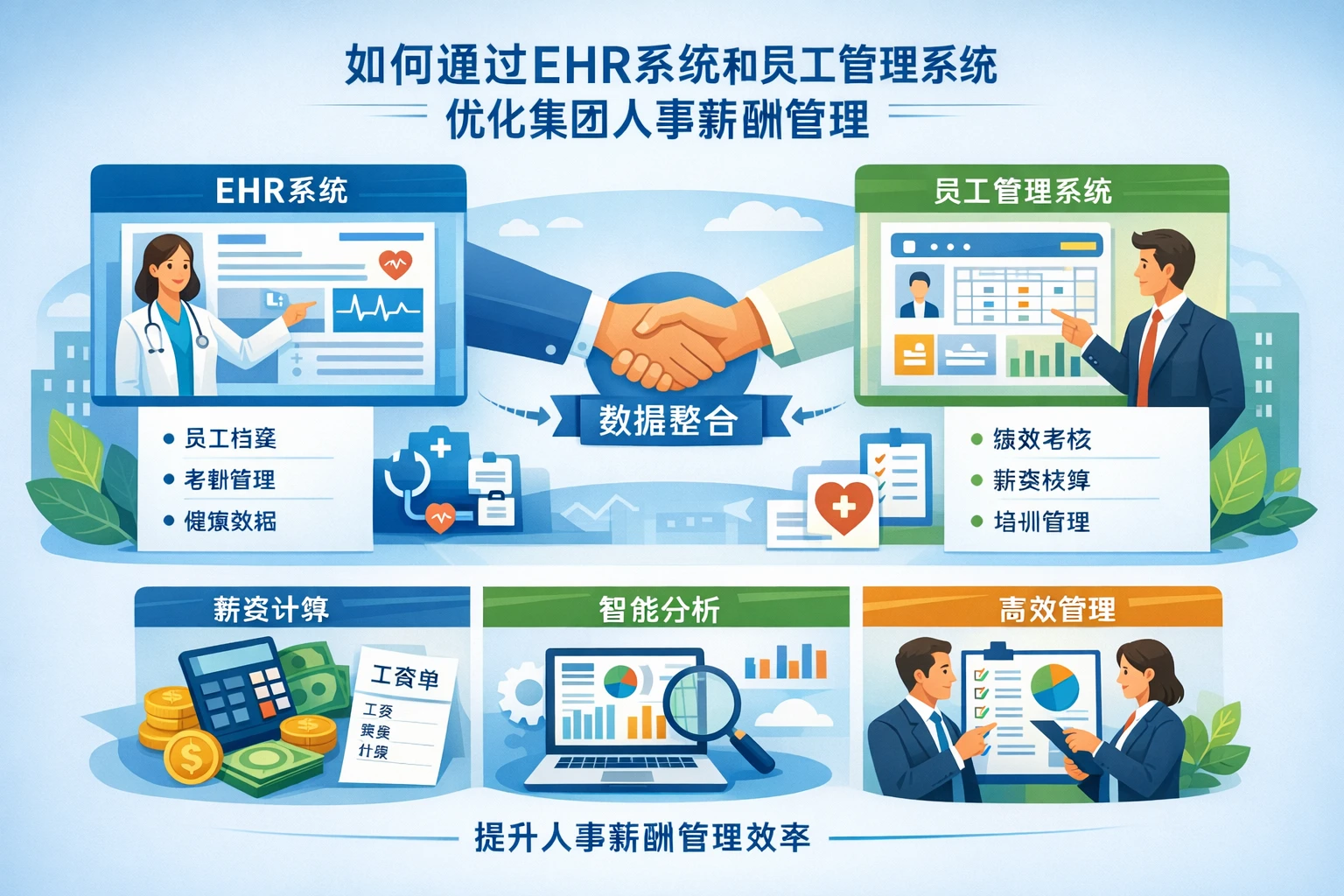 如何通过EHR系统和员工管理系统优化集团人事薪酬管理