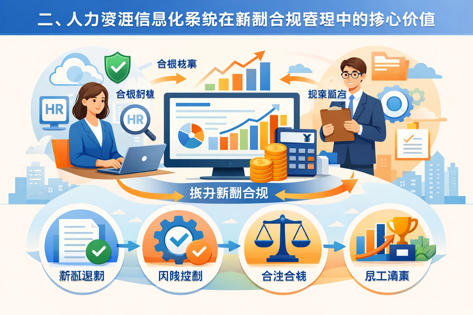 二、人力资源信息化系统在薪酬合规管理中的核心价值
