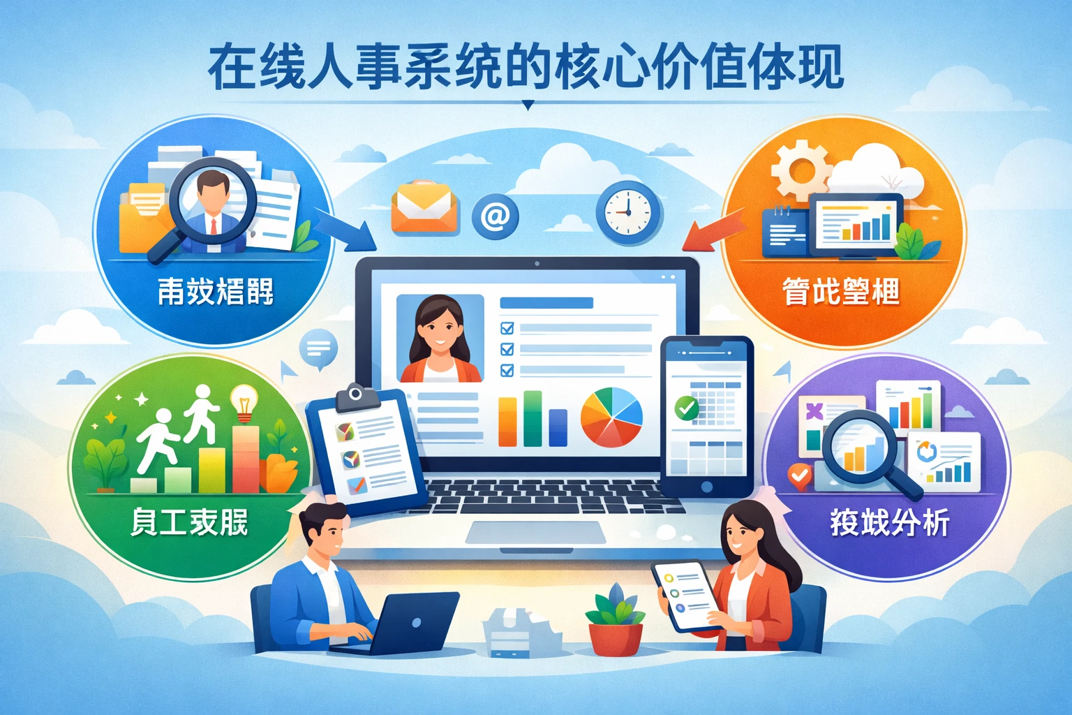 在线人事系统的核心价值体现