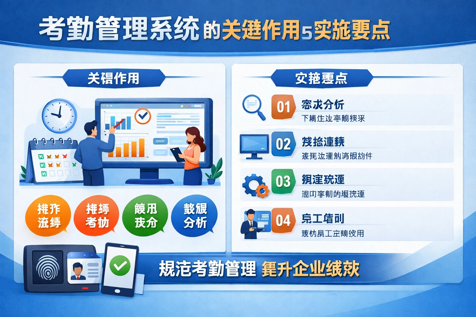 考勤管理系统的关键作用与实施要点