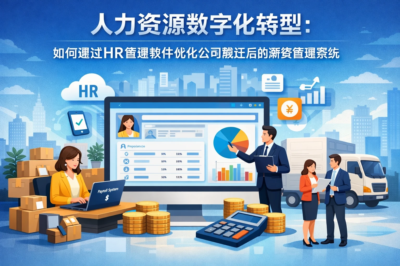 人力资源数字化转型：如何通过HR管理软件优化公司搬迁后的薪资管理系统