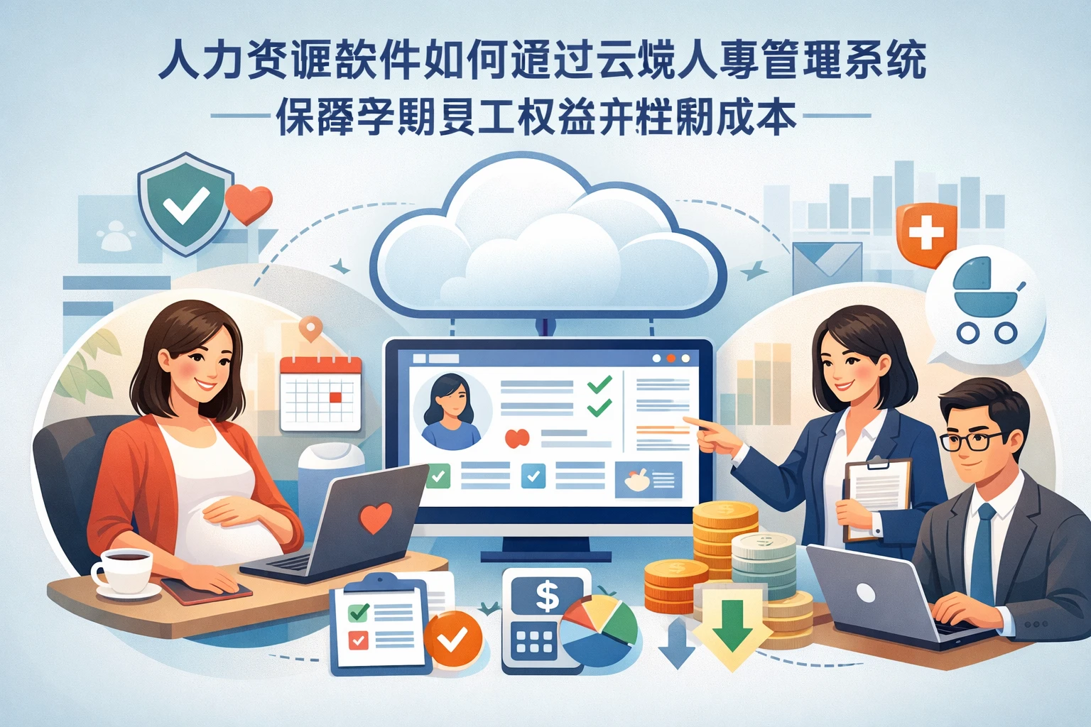 人力资源软件如何通过云端人事管理系统保障孕期员工权益并控制成本