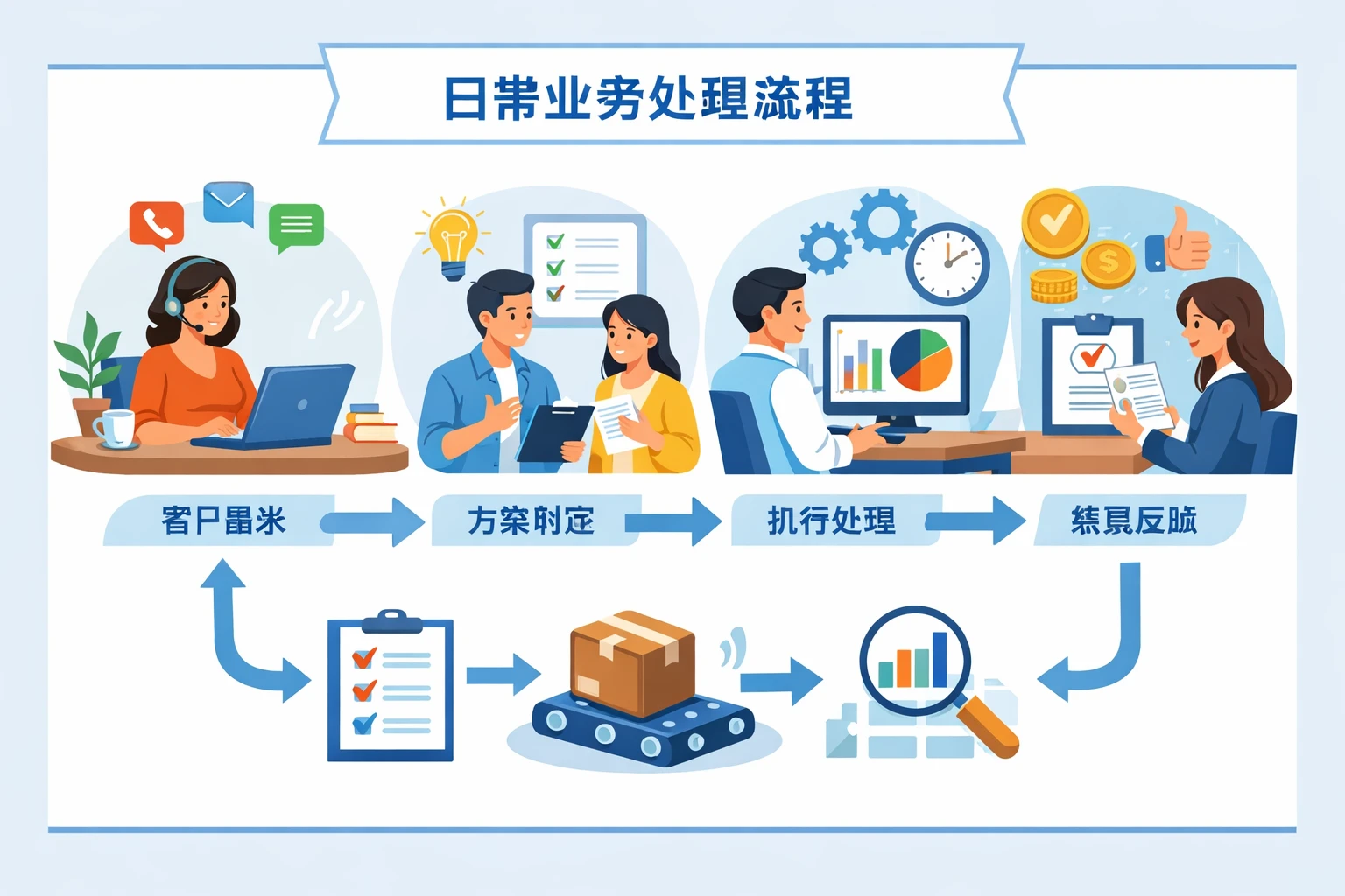 日常业务处理流程