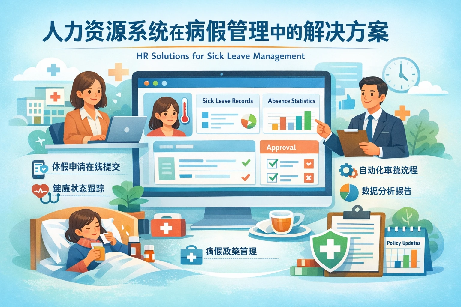 人力资源系统在病假管理中的解决方案