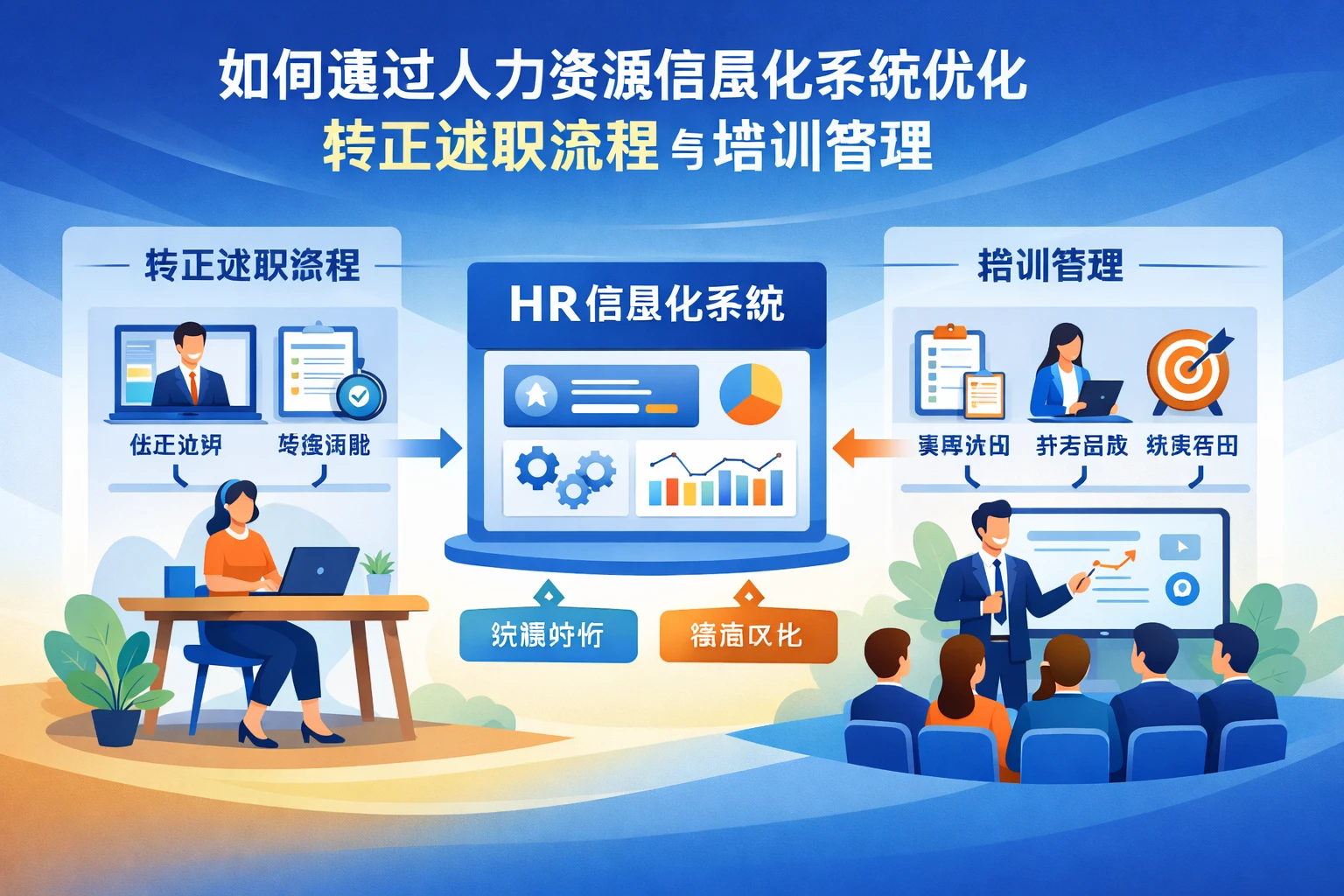 如何通过人力资源信息化系统优化转正述职流程与培训管理