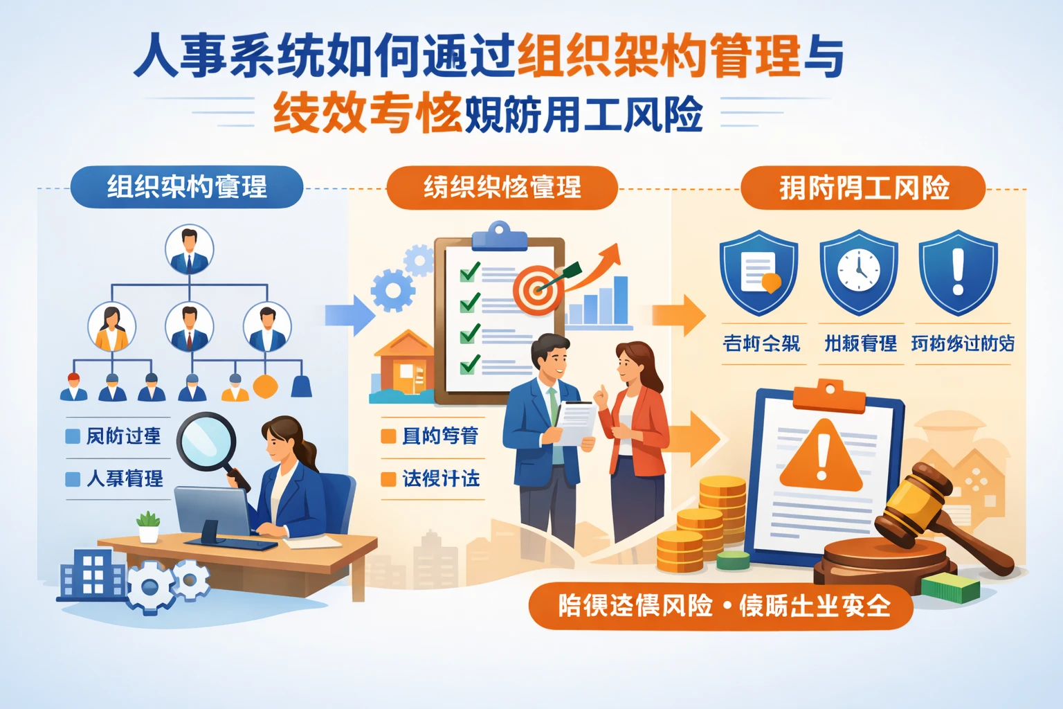人事系统如何通过组织架构管理与绩效考核预防用工风险