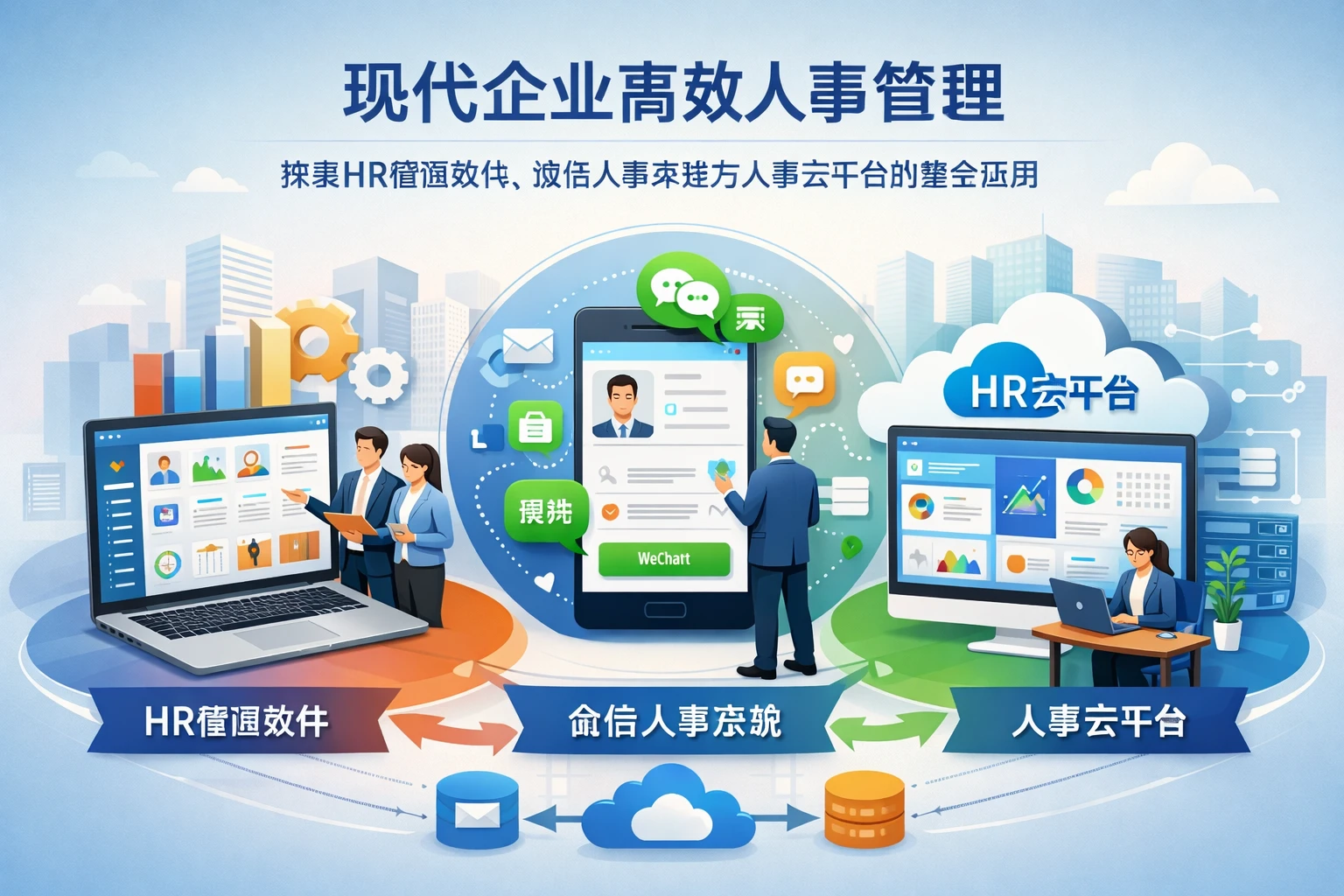 现代企业高效人事管理:探索HR管理软件、微信人事系统与人事云平台的整合应用