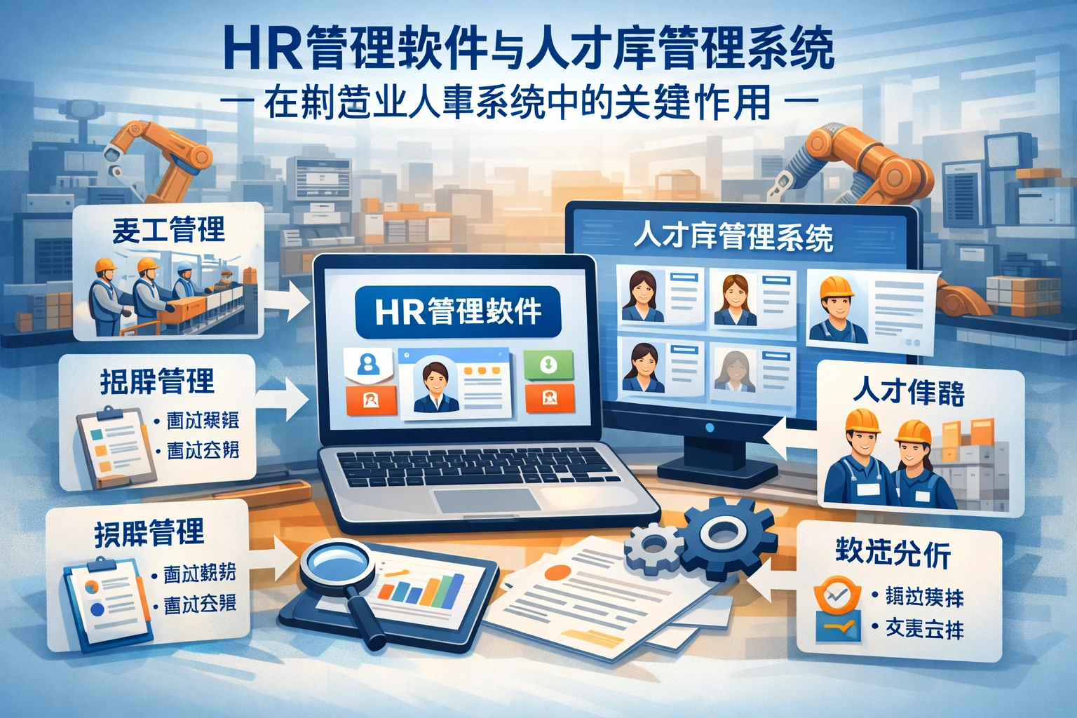 HR管理软件与人才库管理系统在制造业人事系统中的关键作用