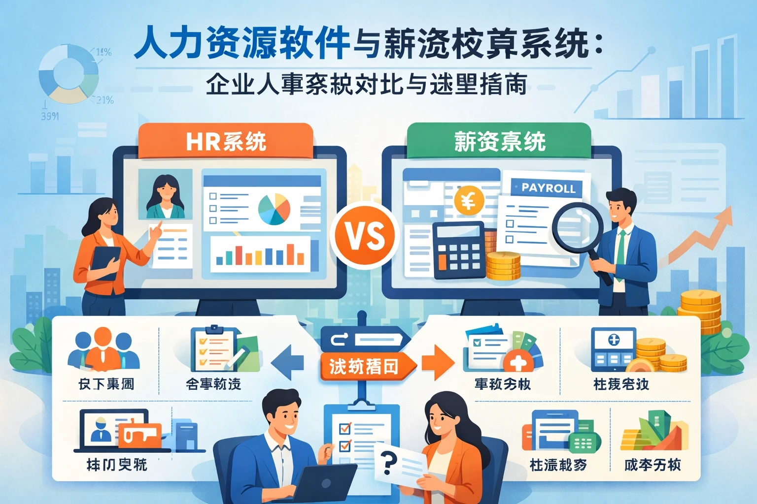 人力资源软件与薪资核算系统：企业人事系统对比与选型指南