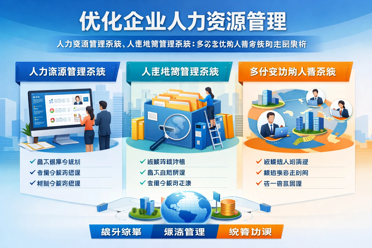 优化企业人力资源管理：人力资源管理系统、人事档案管理系统与多分支机构人事系统的全面解析