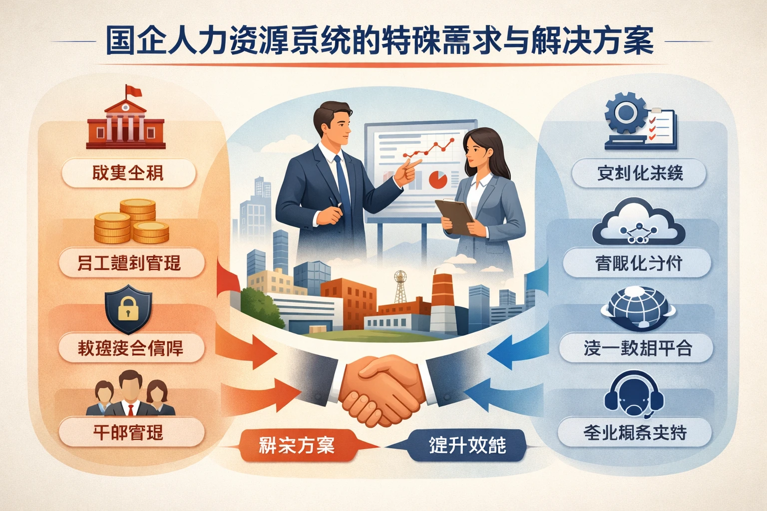国企人力资源系统的特殊需求与解决方案