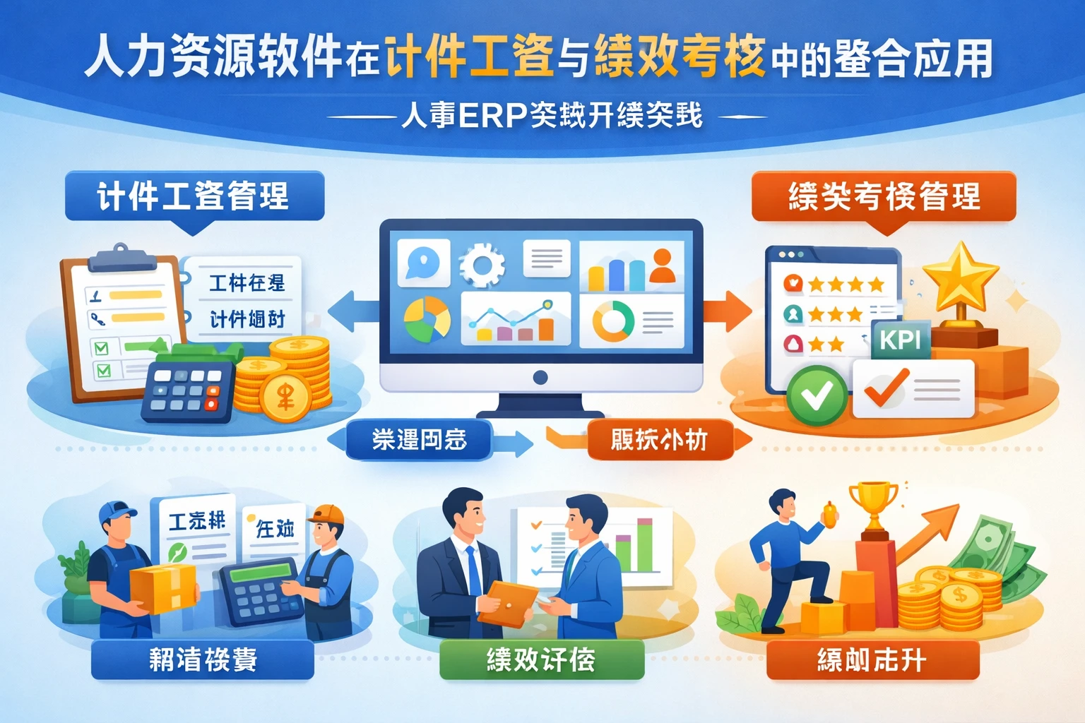 人力资源软件在计件工资与绩效考核中的整合应用——人事ERP系统升级实践