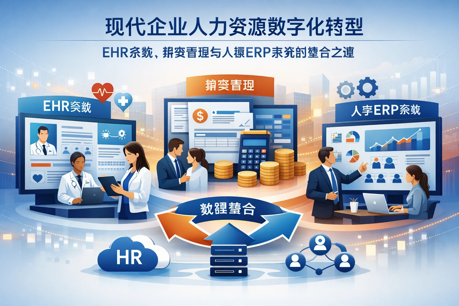 现代企业人力资源数字化转型：EHR系统、薪资管理与人事ERP系统的整合之道