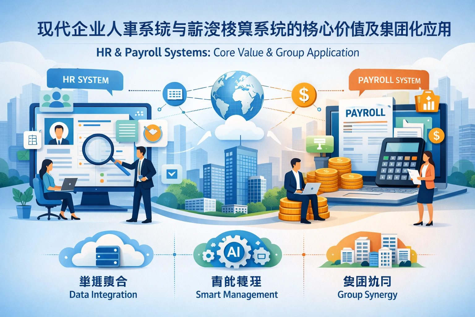现代企业人事系统与薪资核算系统的核心价值及集团化应用