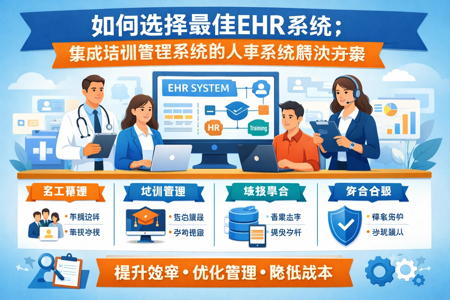 如何选择最佳EHR系统：集成培训管理系统的人事系统解决方案