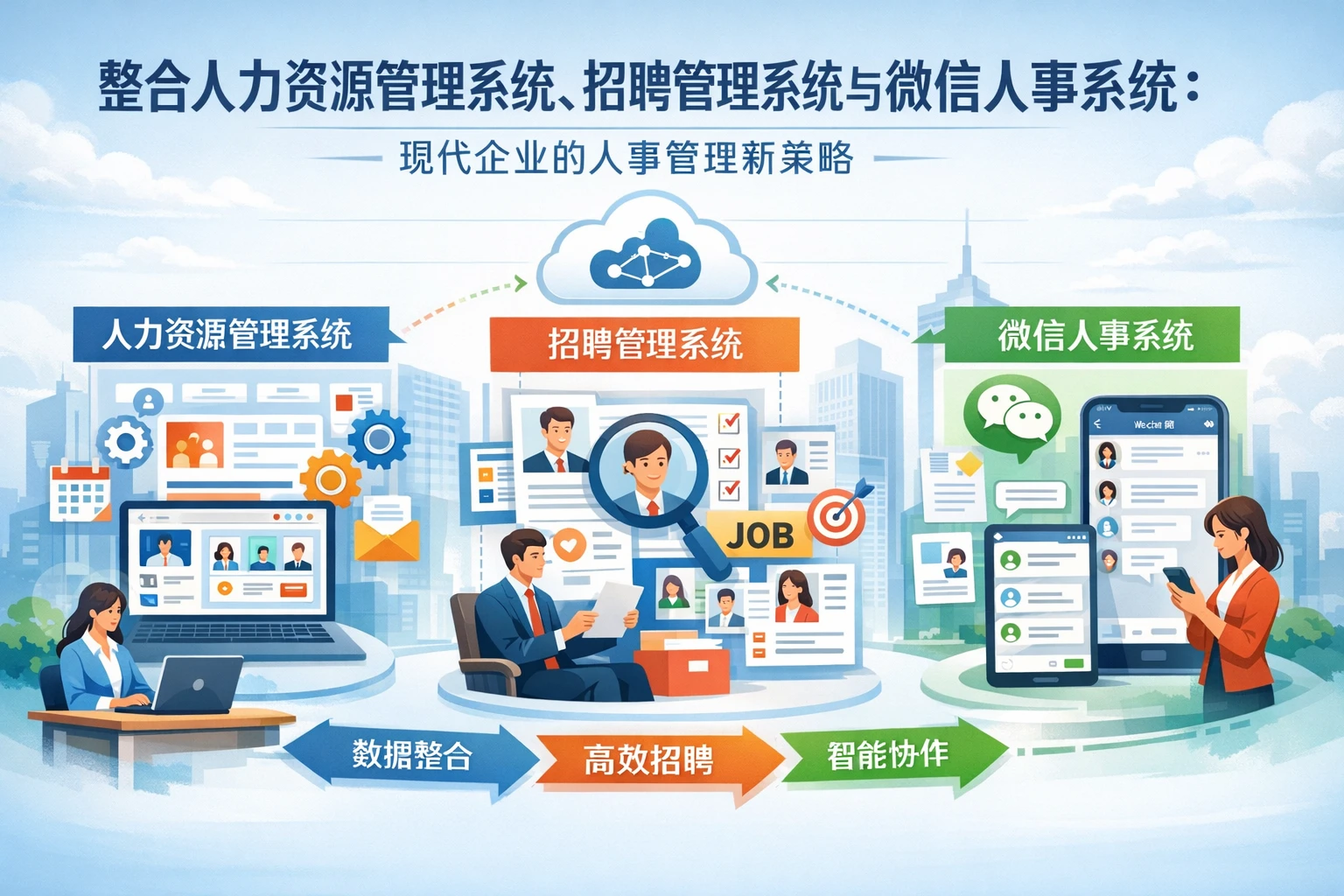 整合人力资源管理系统、招聘管理系统与微信人事系统：现代企业的人事管理新策略