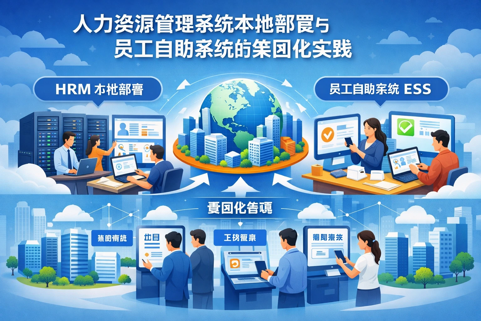 人力资源管理系统本地部署与员工自助系统的集团化实践