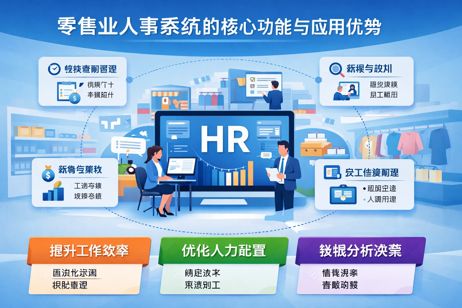 零售业人事系统的核心功能与应用优势