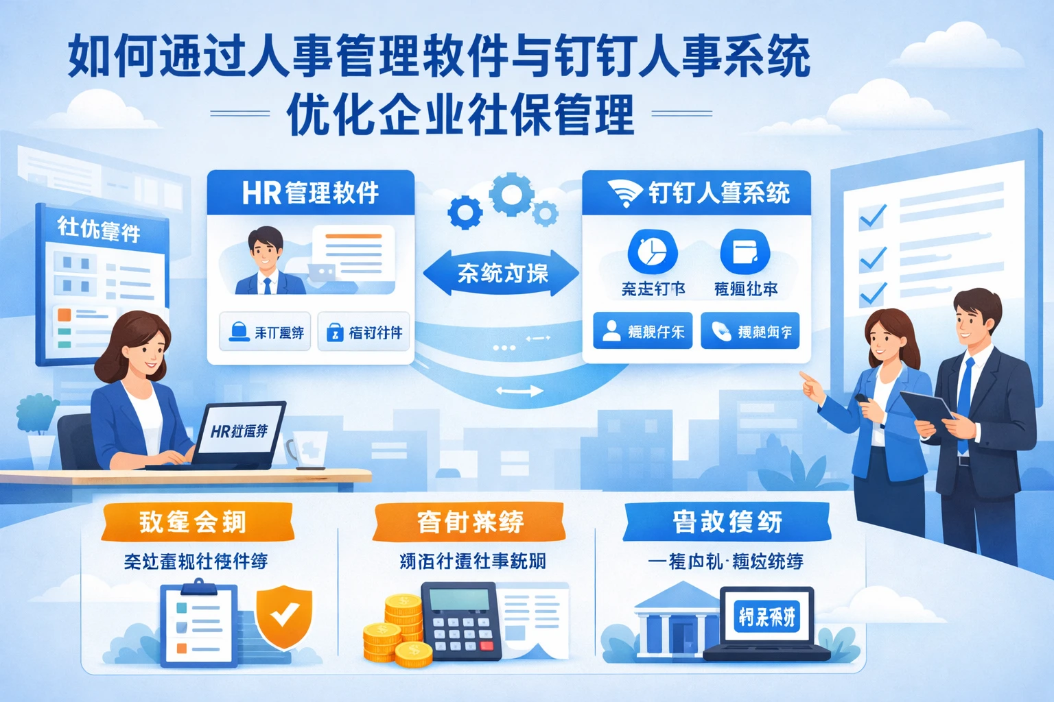 如何通过人事管理软件与钉钉人事系统优化企业社保管理