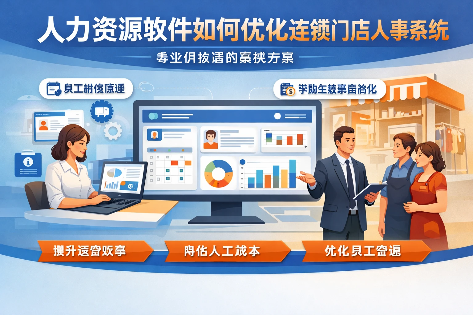 人力资源软件如何优化连锁门店人事系统：专业供应商的解决方案
