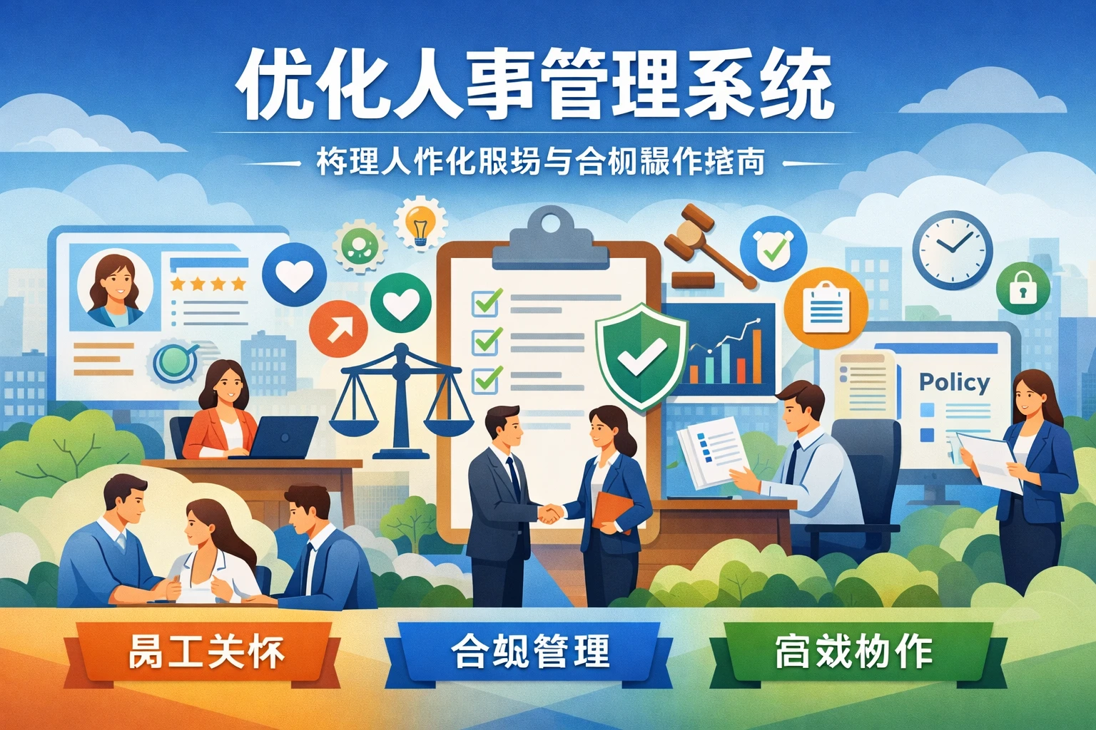 优化人事管理系统：构建人性化职场与合规操作指南