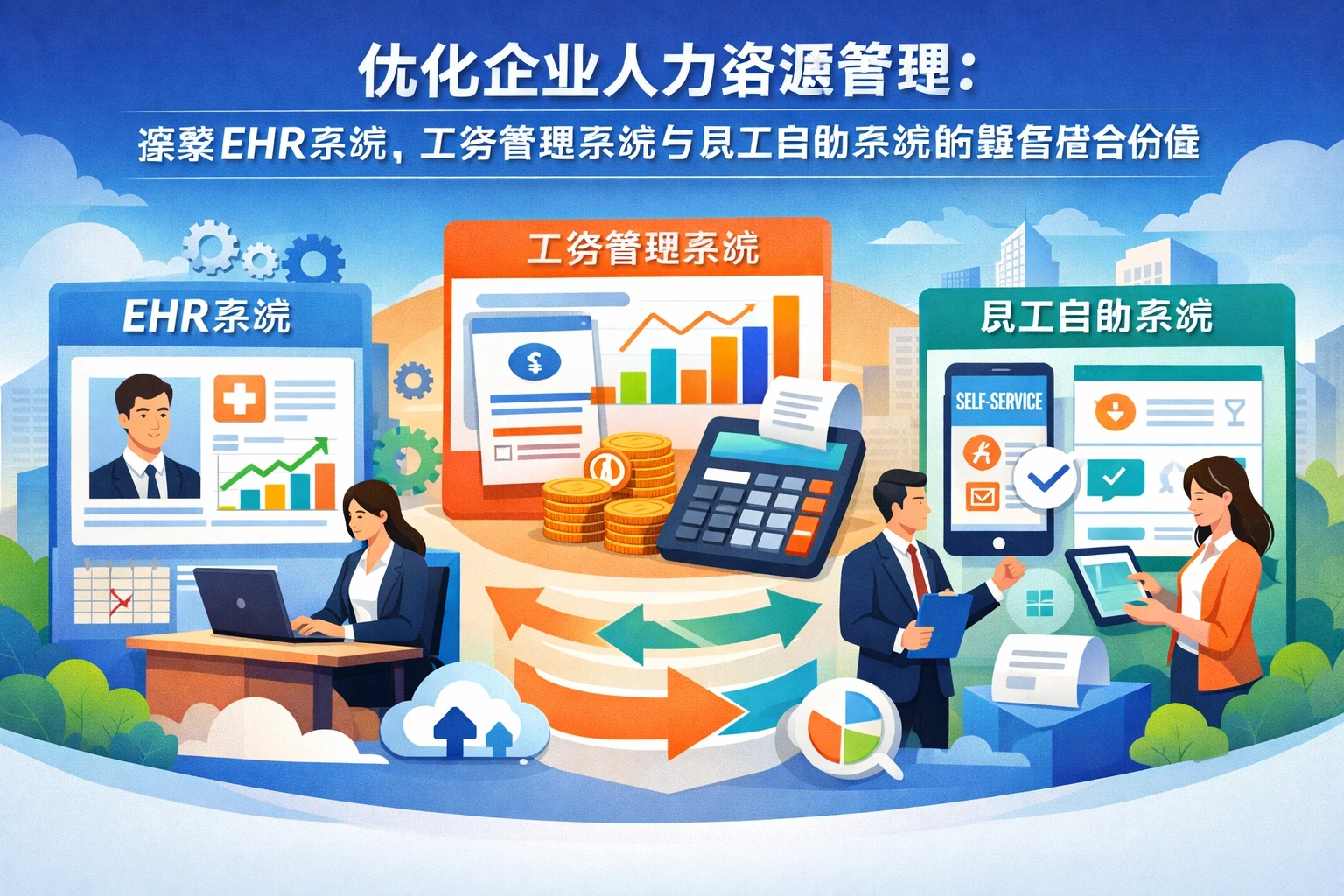 优化企业人力资源管理：探索ehr系统、工资管理系统与员工自助系统的整合价值