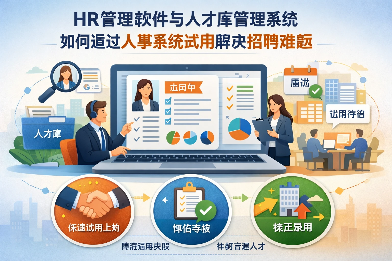 HR管理软件与人才库管理系统如何通过人事系统试用解决招聘难题