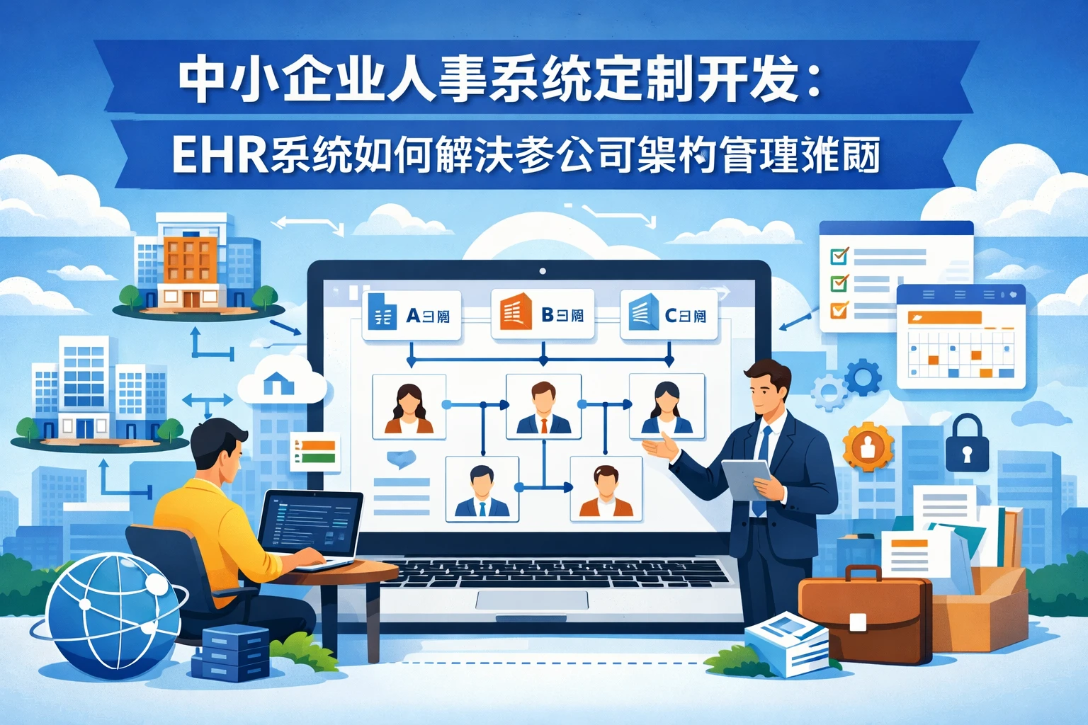 中小企业人事系统定制开发：EHR系统如何解决多公司架构管理难题