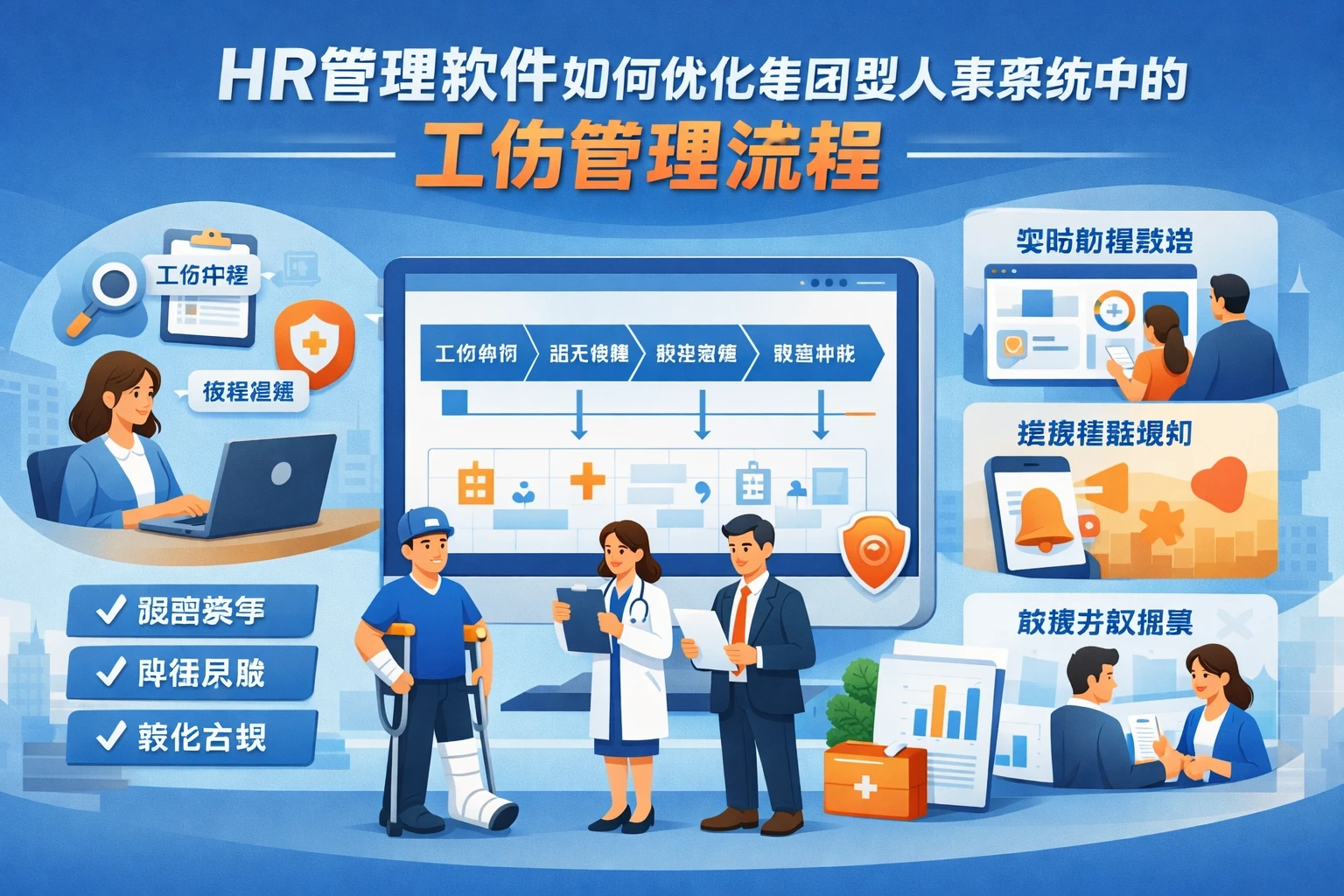 HR管理软件如何优化集团型人事系统中的工伤管理流程