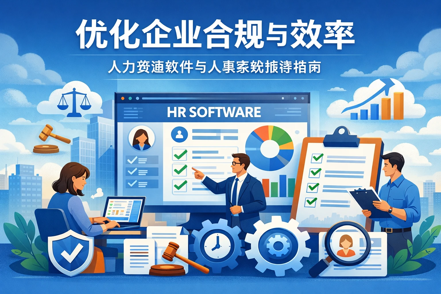 优化企业合规与效率：人力资源软件与人事系统推荐指南