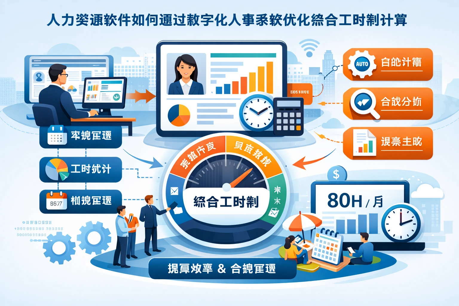 人力资源软件如何通过数字化人事系统优化综合工时制计算