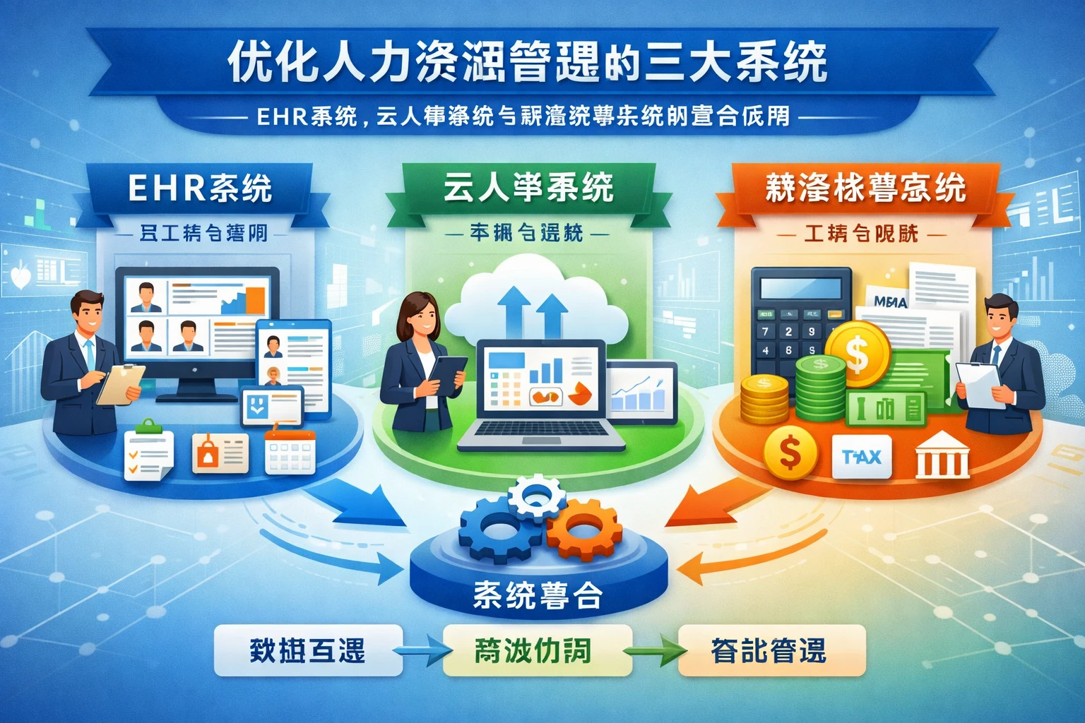 优化人力资源管理的三大系统：EHR系统、云人事系统与薪资核算系统的整合应用
