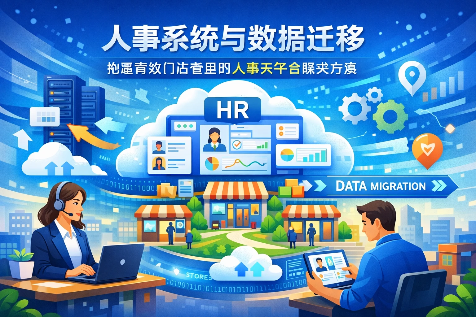 人事系统与数据迁移：构建高效门店管理的人事云平台解决方案
