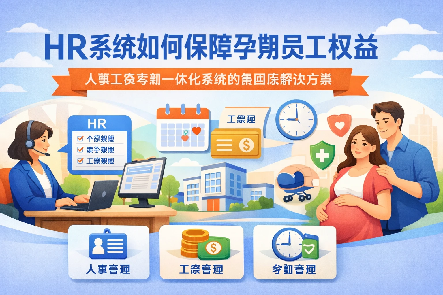 HR系统如何保障孕期员工权益：人事工资考勤一体化系统的集团级解决方案