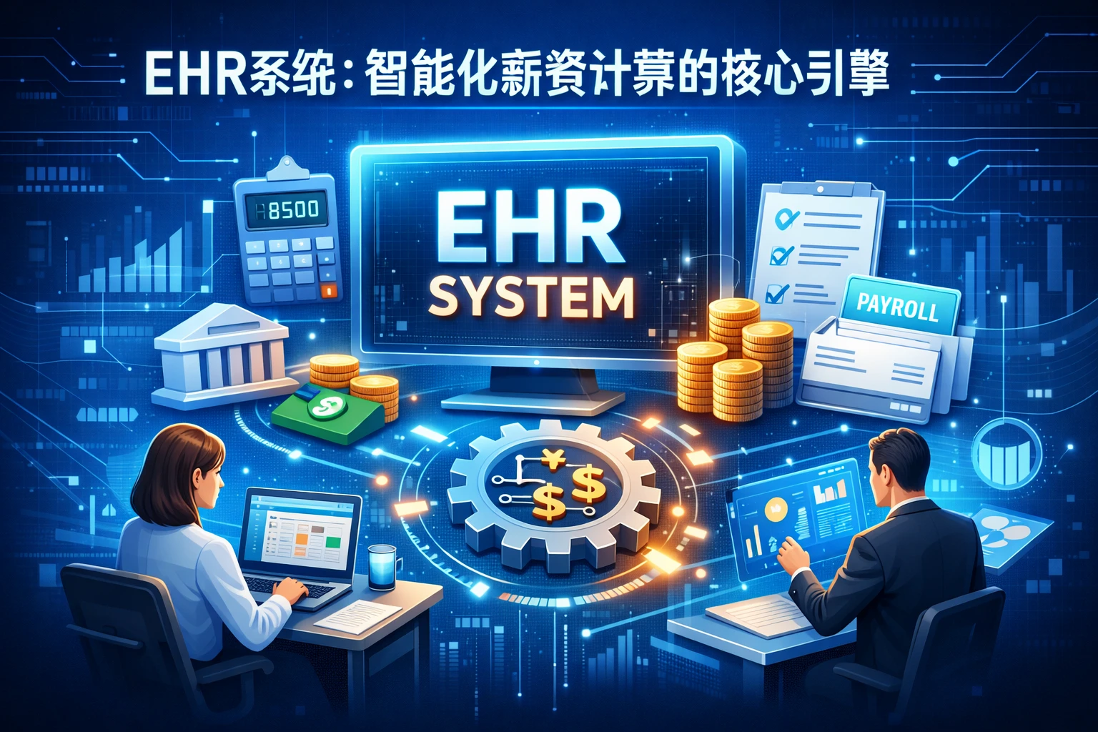 EHR系统：智能化薪资计算的核心引擎