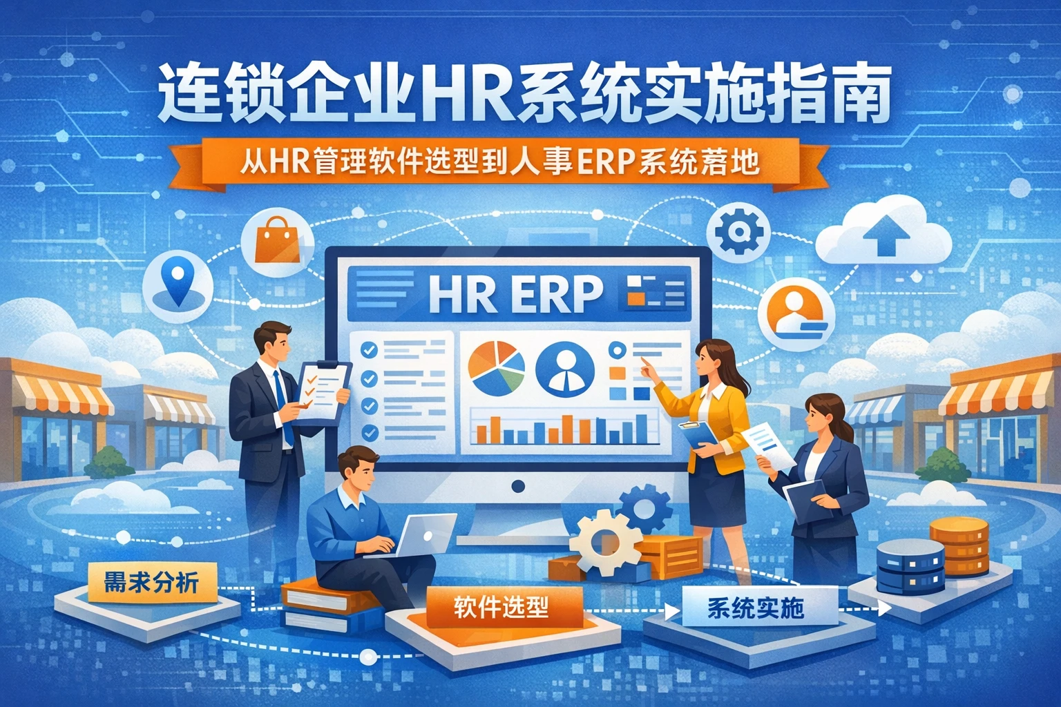 连锁企业HR系统实施指南：从HR管理软件选型到人事ERP系统落地